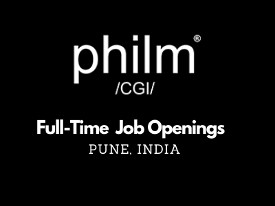 Full-time job openings at philmCGI Studios