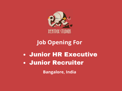 Full-time job openings at Xentrix Studios