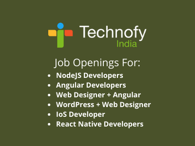 Job openings at Technofy India Multiple Jobs