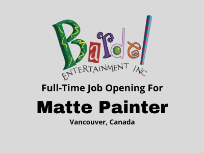 Matte Painter required at Bardel Entertainment