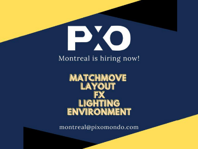 Pixomondo studio job openings Montreal