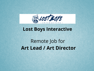 Remote job opening for Art Lead Art Director