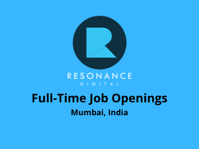 Resonance Digital is hiring for multiple jobs