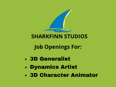 Work From Studio jobs at SharkFinn Studios