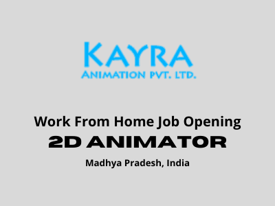 Work from home job for 2D Animator at Kayra Animation Studio