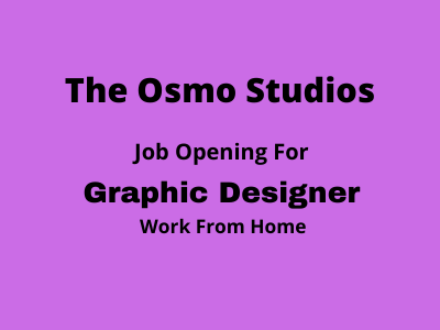 Work from home job for Graphic Designer