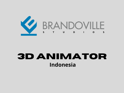 3D Animator required at Brandoville Studios