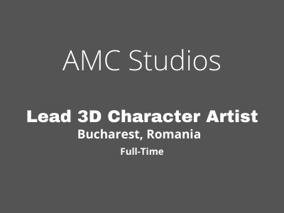 3D Character Artist required at AMC Studios