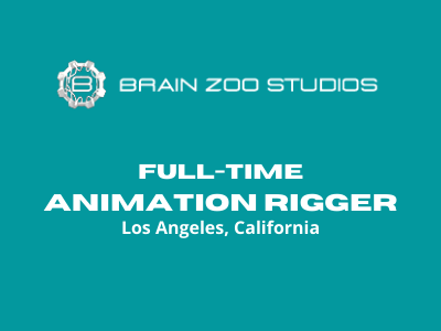 Animation Rigger required at Brain Zoo Studios