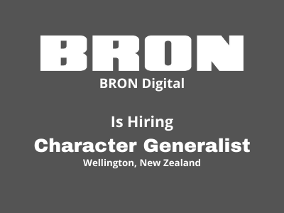 Character Generalist required at BRON Digital