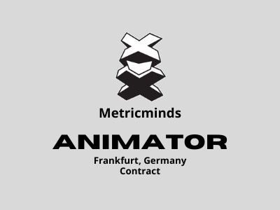 Contract based job for Animator at Metricminds