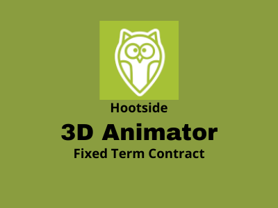 Contract job for 3D Animator required at Hootside