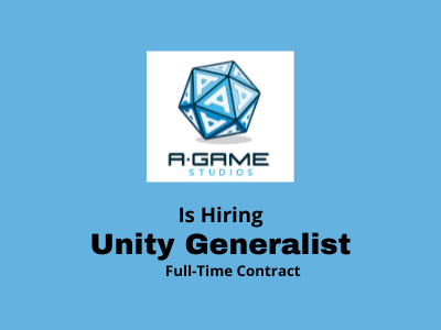 Contract job for Unity Generalist at A-Games