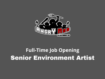Environment Artist required at Angry Mob Games