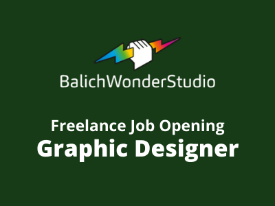 Freelance job opening for Graphic Designer