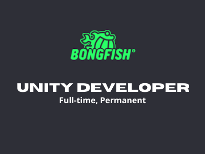 Full-time Unity Developer required at Bongfish