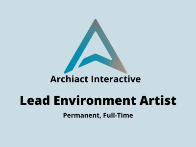 Full-time job opening for Lead Environment Artist