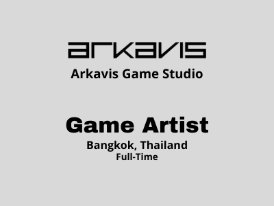 Game Artist required at Arkavis Game Studio