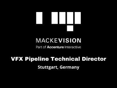 Job opening VFX Pipeline Technical Director