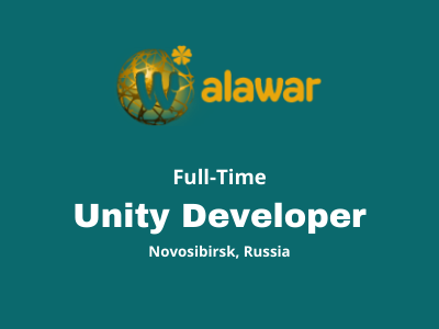 Job opening for Unity Developer at Alawar