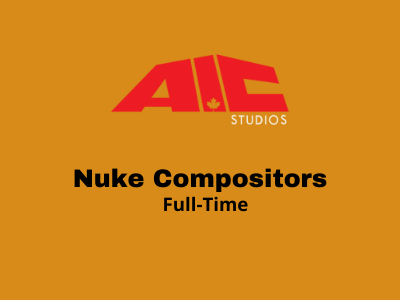 Nuke Compositors required at AIC Studios
