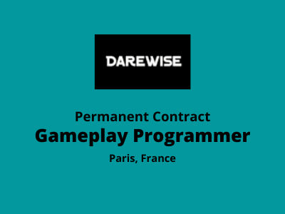 Permanent contract job Gameplay Programmer