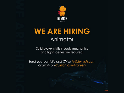 Remote job for Animator at Dumiah Studio