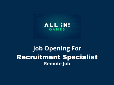 Remote job opening for Recruitment Specialist