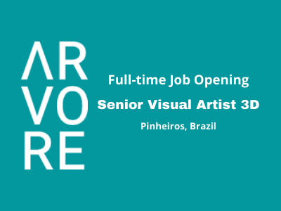 Senior Visual Artist 3D required at ARVORE