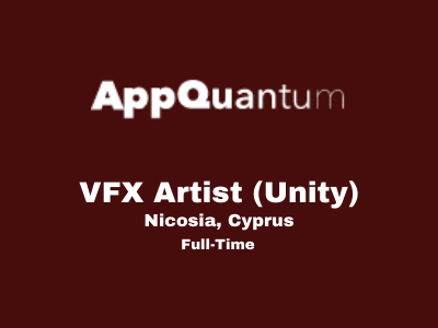 VFX Artist required at App Quantum studio