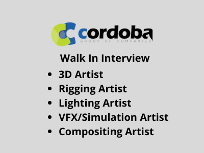 Walk-in-Interview for Animation Artists