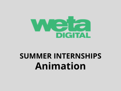 Animation artist required at Weta Digital studio
