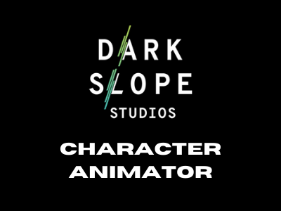 Character Animator required at Dark Slope studio