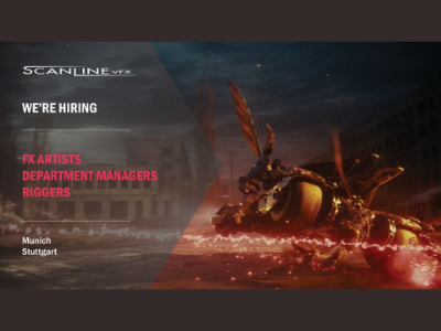Contract job for FX Artist at Scanline VFX