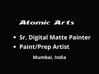 Full-time job openings at Atomic Arts Studio