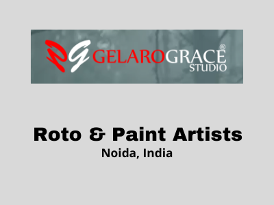 Gelarograce Studio hiring Roto & Paint Artists