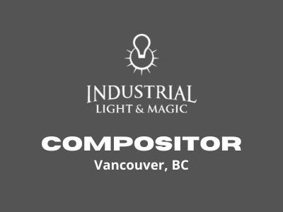 Industrial Light & Magic is hiring Compositor