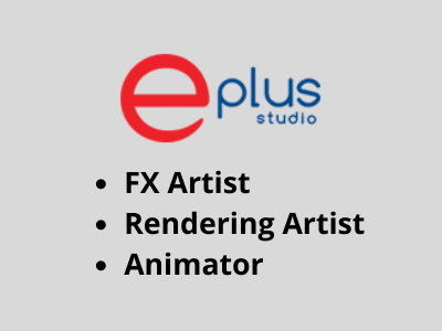 Job openings at Eplus Animation Studio