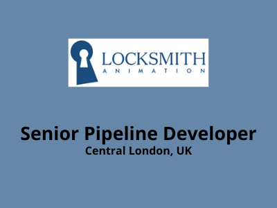 Locksmith Animation hiring Pipeline Developer