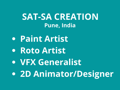 Multiple job openings at Sat-Sa Creation