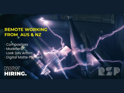 Open positions for artists Rising Sun Pictures