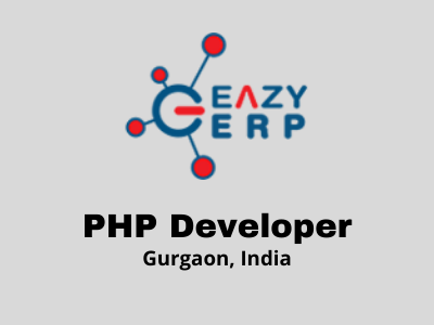 PHP Developer is required at EAZY ERP studio