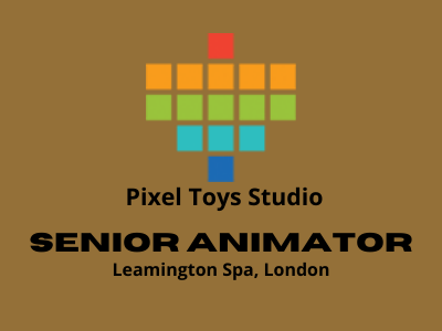 Senior Animator required at Pixel Toys studio