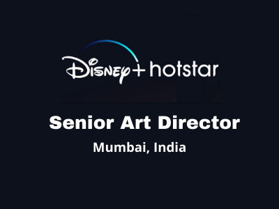 Senior Art Director required at Disney+ Hotstar