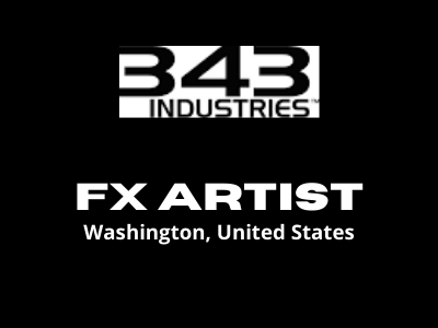 343 Industries is hiring FX Artist