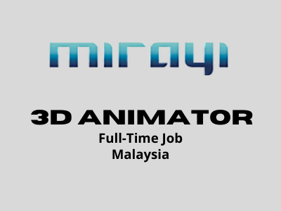 3D Animator required at Mirayi Studio - Autodesk Maya