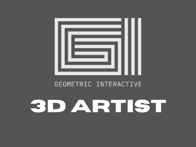 3D Artist is required at Geometric Interactive