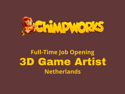 3D Game Artist required at ChimpWorks studio - Unity, Animation 3D Game Artist required at ChimpWorks studio - Unity, Animation