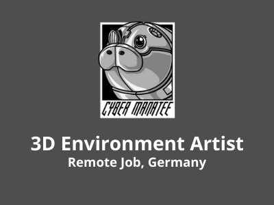 Cyber Manatee is hiring 3D Environment Artist