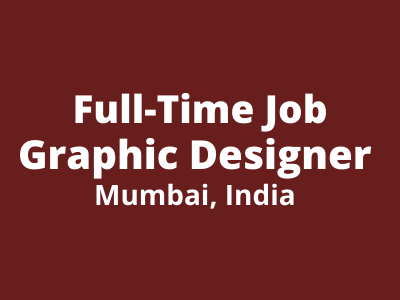 Full-Time job opening for Graphic Designer 